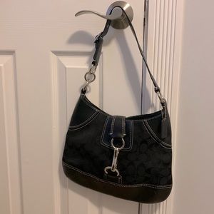 Coach vintage black shoulder bag
